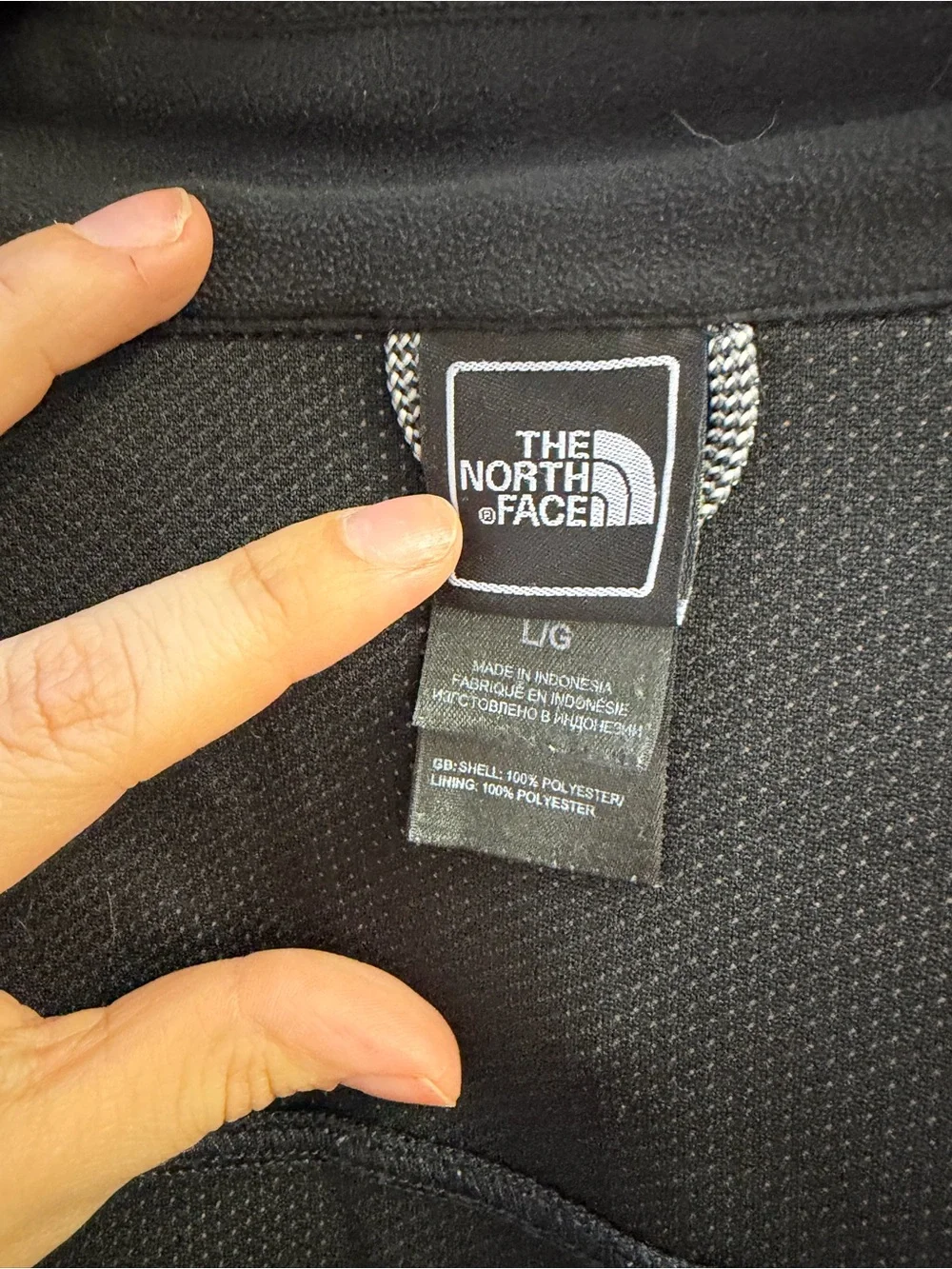 The North Face - Windwall Men's Black Lightweight Full-Zip Fleece Jacket
